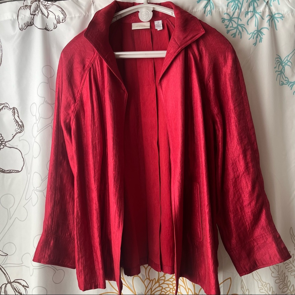 Chico’s Red Jacket - Size 2